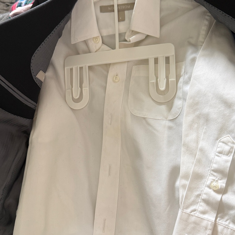 Boys Nordstrom black suit with white dress shirt - Picture 6 of 6